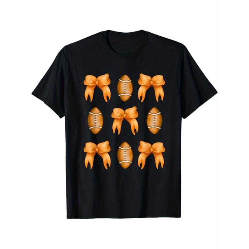 American Football, Halloween Football T-Shirt With Thousands Of Styles, 100% Cotton, Male And Female Friends, Mom And Dad Friends Gifts, S-XXXL, Black made in usa