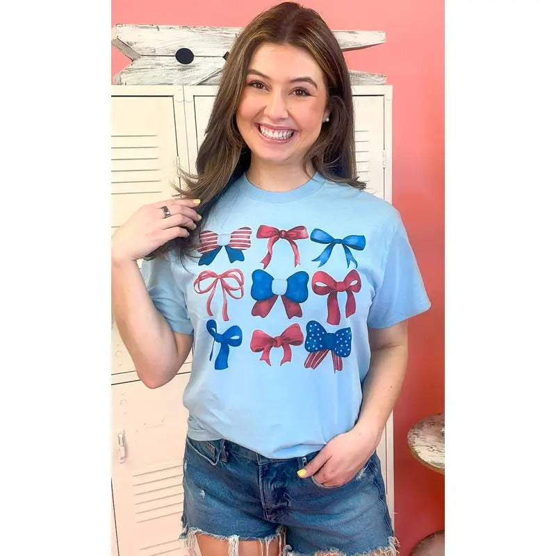 Americana Bows Graphic Shirt