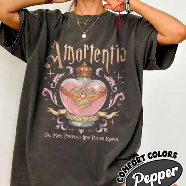 Amortentia Love Potion Shirt, Bookish Gift For Fan, Wizard Shirt, Bookish Valentine Shirt, Potions Classroom