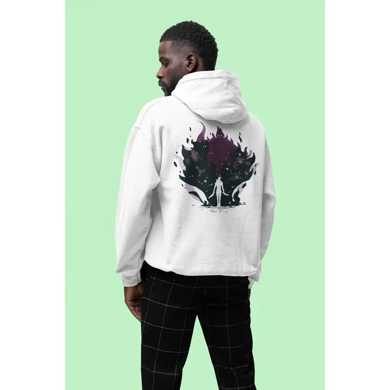 Anime Arise Solo Leveling Inspired (2side) Hooded Sweater Anime Gift Sung Jinwoo Shadow Monarch Solo Level Hoodie Anime Merch