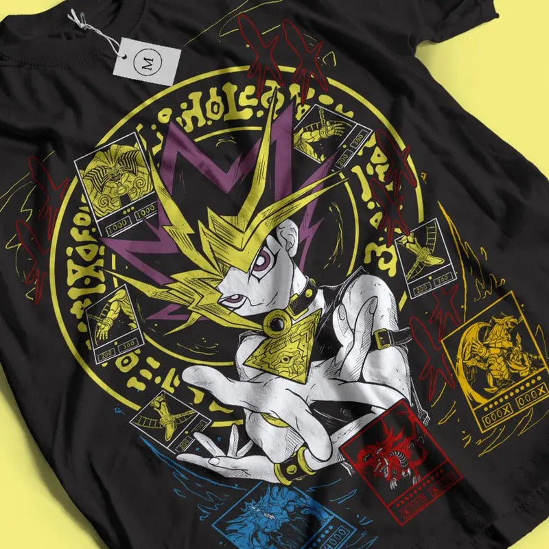 Anime Duel King T Shirt Black Unisex, Anime Japanese T-Shirt ,Manga Shirt ,Anime Graphic Tees ,Cool Anime Shirt ,Anime Clothing