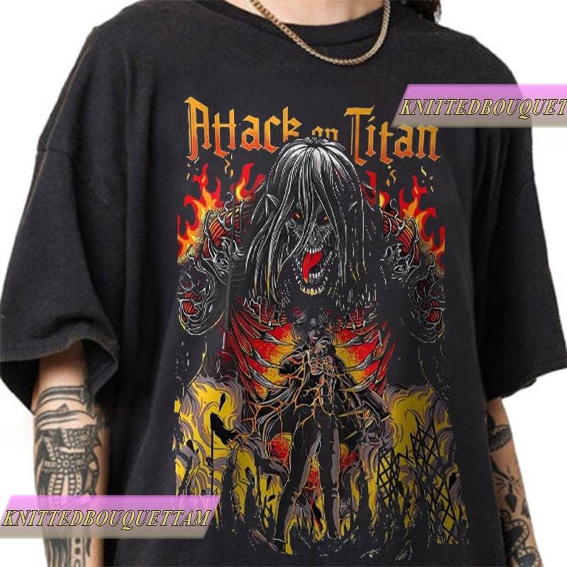 Anime Eren Yeager Shirt,Eren Yeager Tshirt,Anime Shirt,Attack on Titan Shirt,Attack Titan Shirt,Anime Manga Shirt,Anime Lovers Shirt,Anime Tee,Aoa