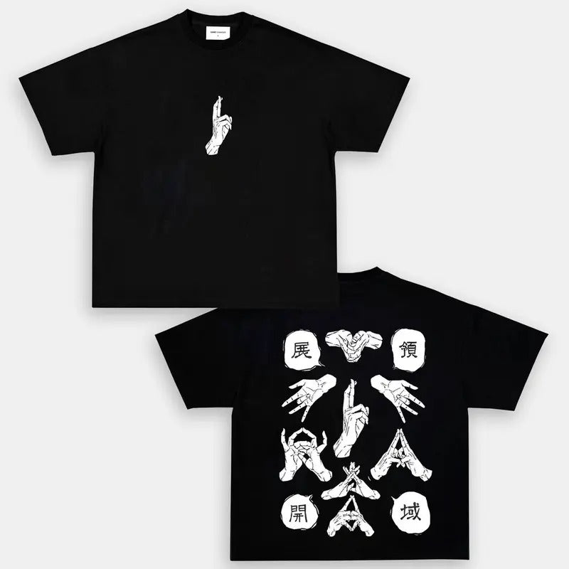 Anime Jujutsu Kaisen T-Shirt Heren Harajuku Katoenen Casual T-Shirt SHADOW WARRIOR  T-Shirts