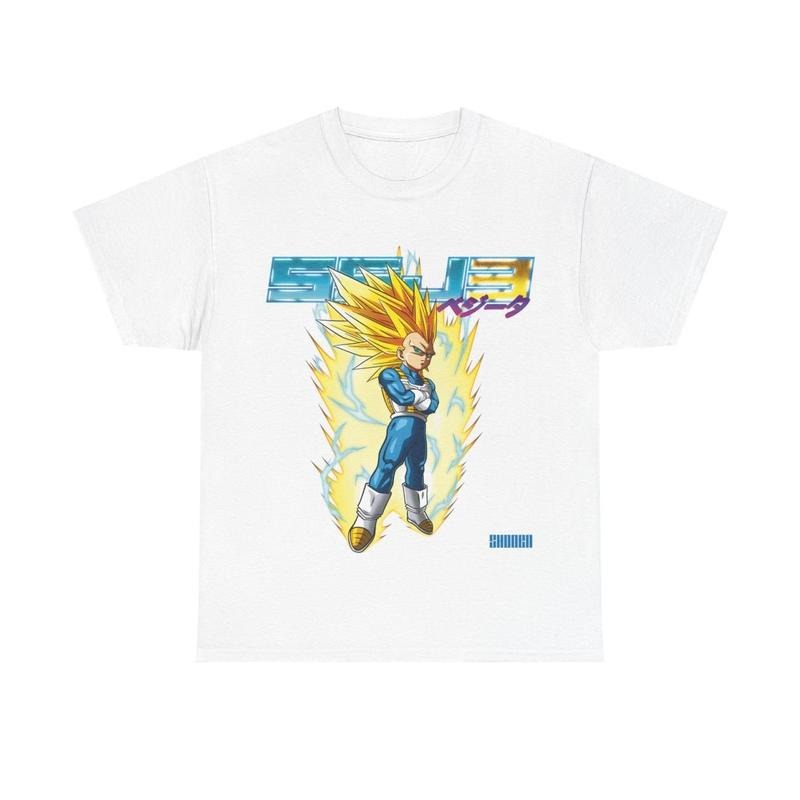 Anime SSJ3 Vegeta Tee Shirt, Trendy Looks, Stay Ahead of the Curve, Must-Have Basic, Always Handy