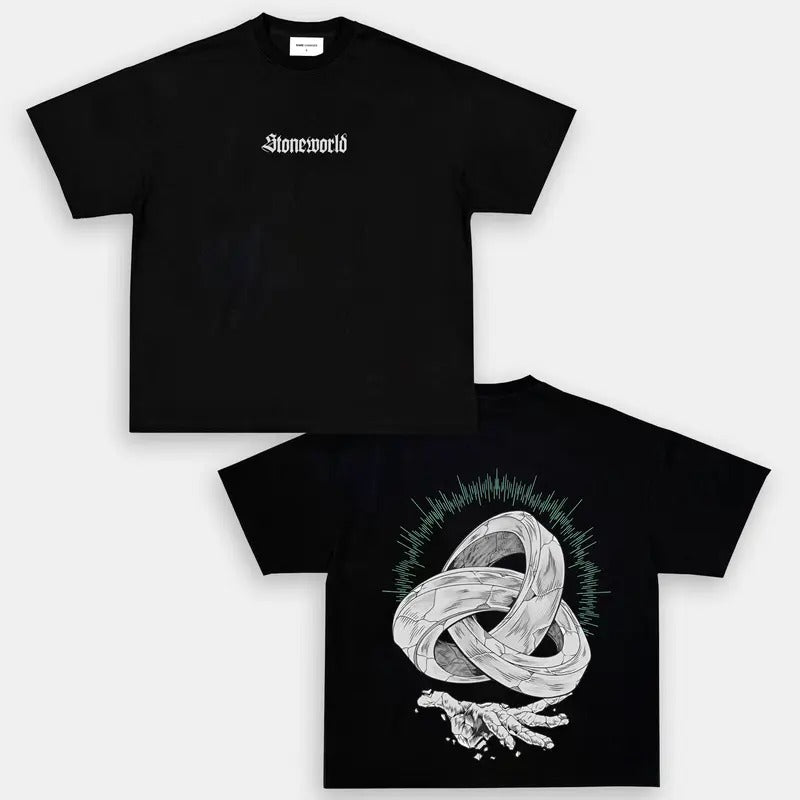 Anime Stone World Medusa - Oversize T-shirt