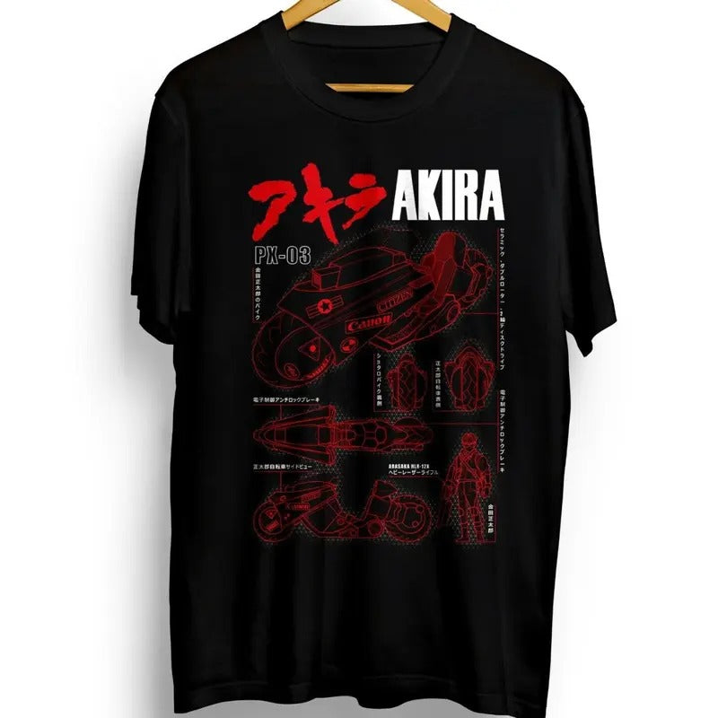 Anime, Akira T-shirt, Japanimation, Retro Neo Tokyo Tetsuo