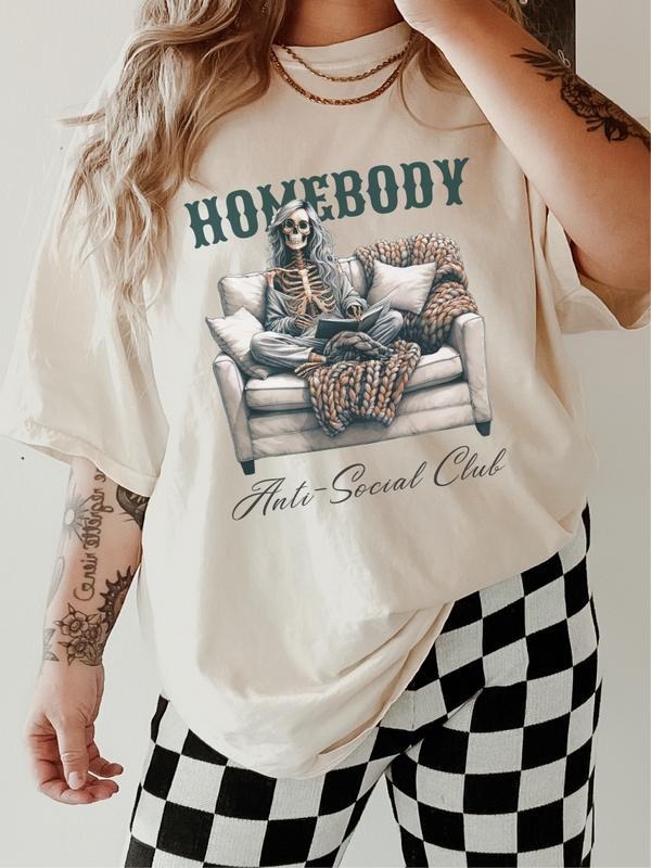 Anti-Social Club ~ Women's Clothing Printed in South Carolina USA Unisex Sizing, Graphic tee, Fashion Cotton, Streetwear, For Men, For Women