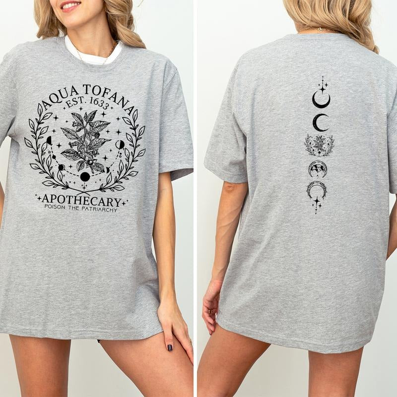 Aqua Tofana Apothecary Shirt, Vintage Aqua Tofana Shirt, Funny Feminist Shirt, Poison The Patriarchy Tee, Witchy Shirt, Women Shirt