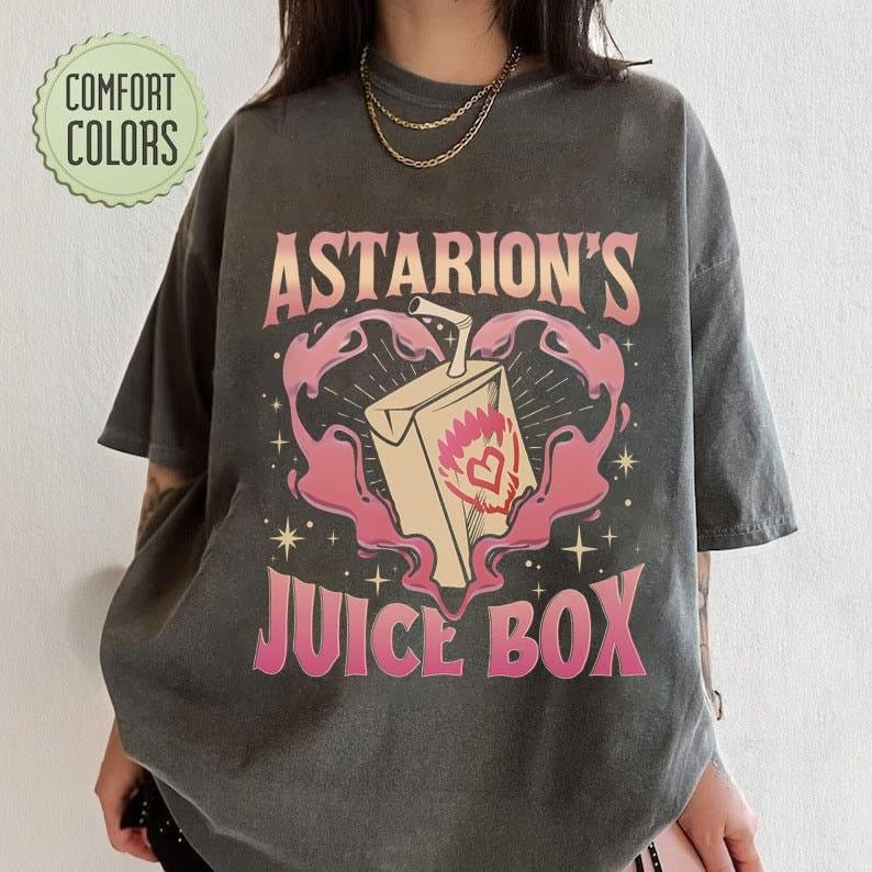 Astarion Funny Shirt, Astarion's Juice Box Shirt, Limited Astarion Baldurs Gate 3, Gift For Women and Men, Baldurs Gate 3 Tshirt