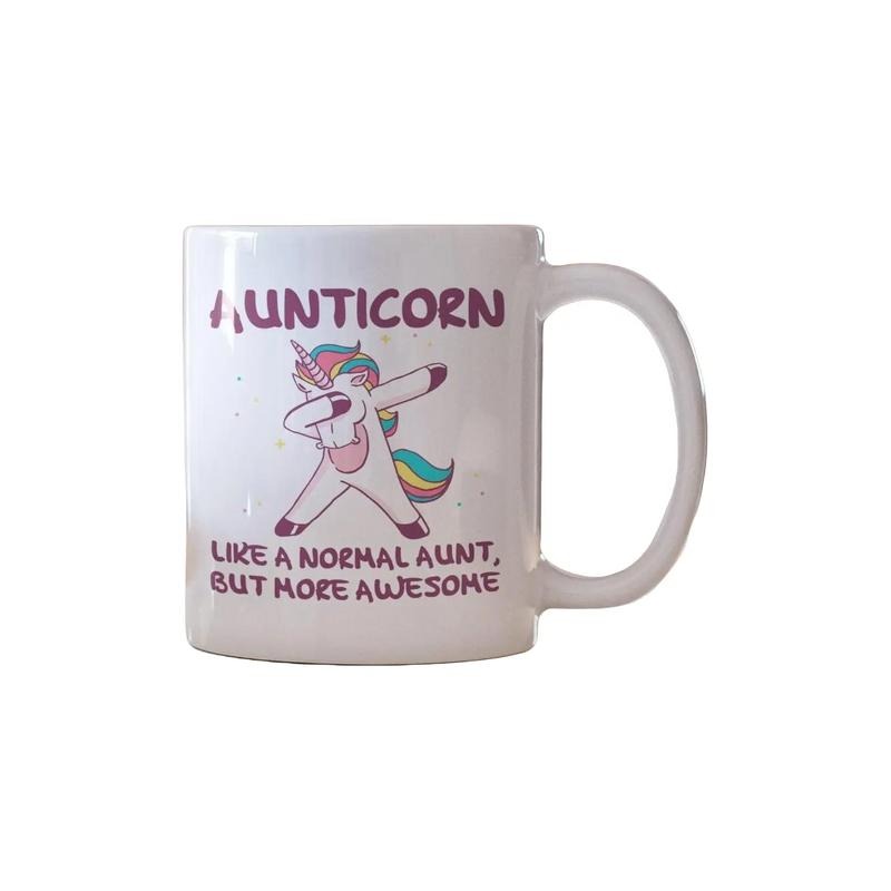 Aunt Gifts Aunticorn Mug, Funny Gift For Aunt Mug, New Aunt Gift, Funny Aunt Gift, Ceramic Coffee Mug, Gifts For Auntie From Niece, 11 15oz Tea Cup, Gifts Ideas For Auntie, Gifts For Birthday Mothers Day