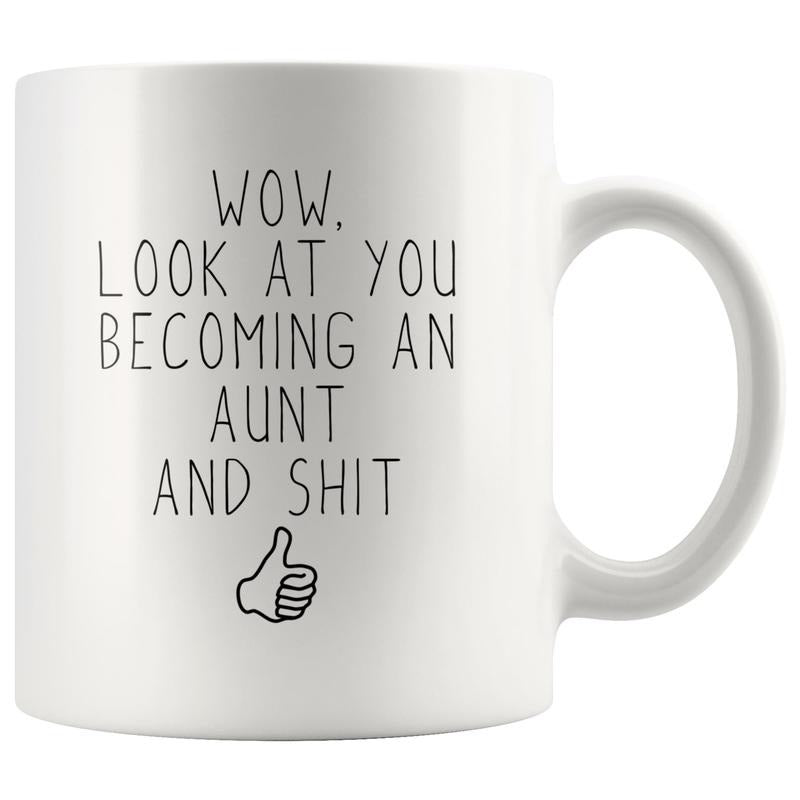 Aunt Pregnancy Announcement, Funny Aunt To Be Gift, New Aunt Gifts, New Auntie Gifts, New Aunt Mug, Promoted To Aunt Mug, Ceramic Coffee Mug, 11 15oz Tea Cup, Gifts For Auntie, Gifts For Birthday