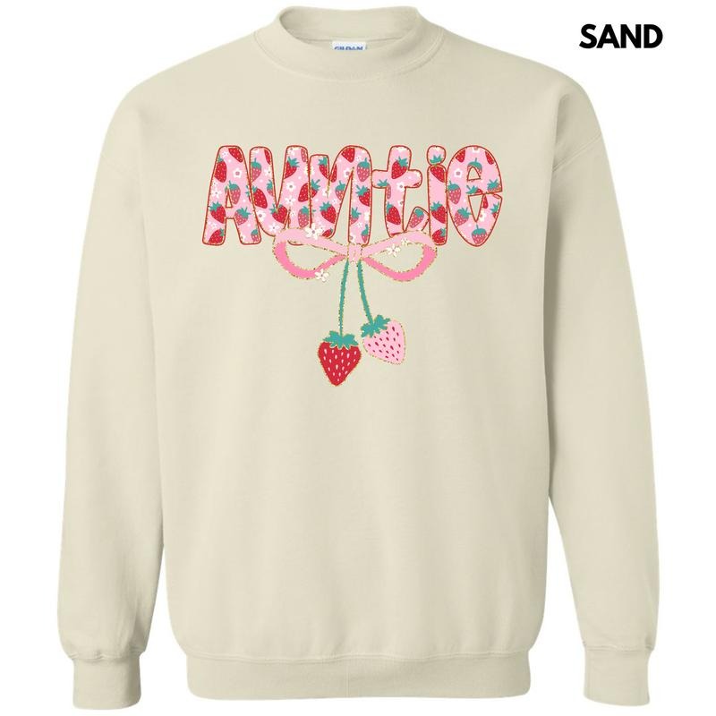 Auntie Strawberry Coquette Sweatshirt 'NLB'