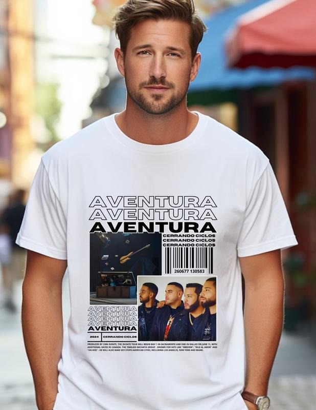 Aventura Tour Shirt, Aventura Tour Tshirt, Cerrando Ciclos Shirt, Romeo Santos Tee, Aventura Albums Shirt, Bachata Shirts, Unisex T-Shirt, Gifts For Men Women, Short Sleeve Tee Shirt