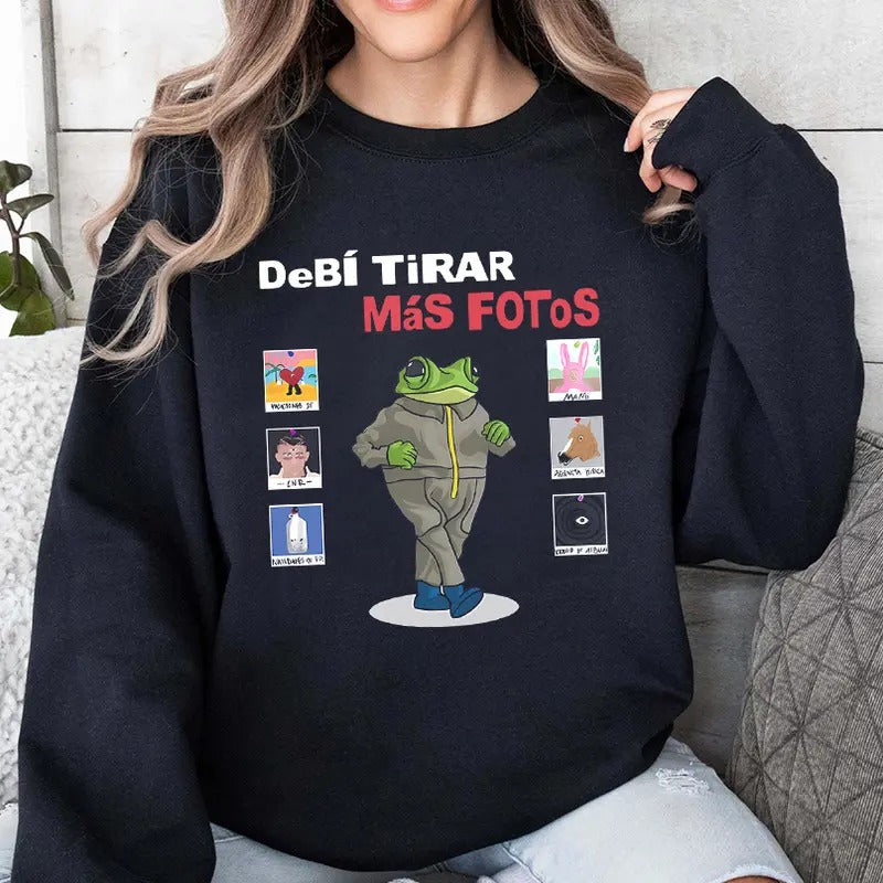 B Bunny albums shirt, Debi Tirar Mas Fotos Shirt, Latin Music Tee, Reggaeton Fan Gift, Streetwear for Reggaeton Lovers, Puetorico rappers, gift for fansstyle{n002}2