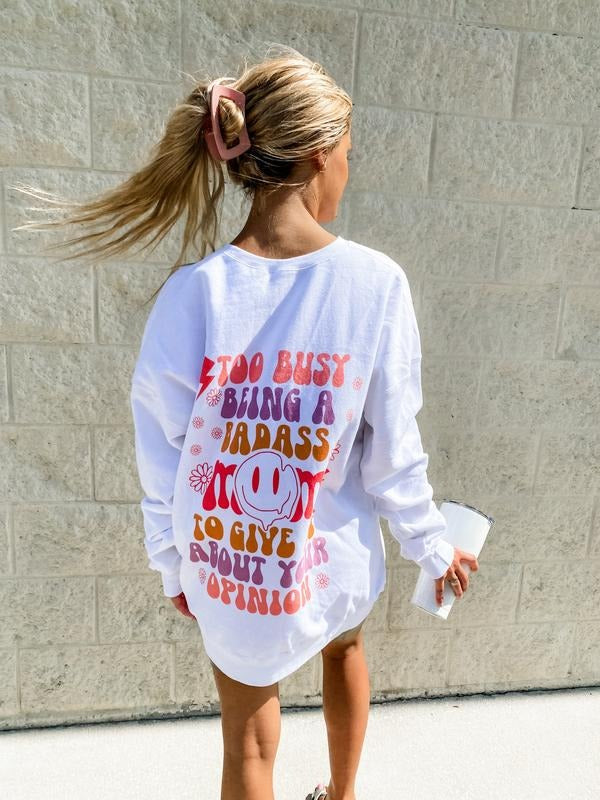 Badass Mom Graphic Sweatshirt
