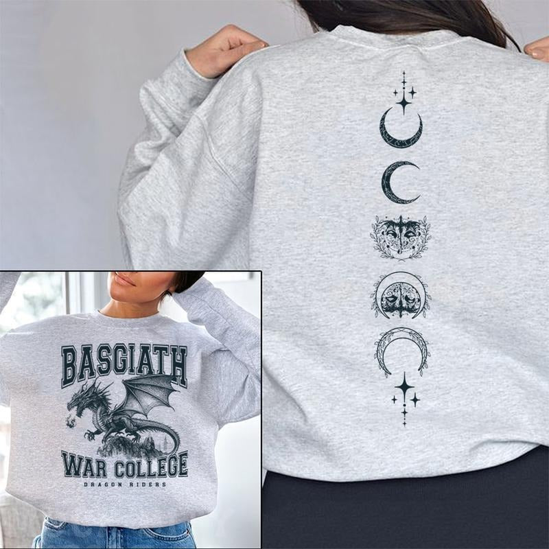 Basgiath Dragon 4 Legs 2 Wings Dragon Sweatshirt, Booktok Crewneck, Vintage Fourth Wing Hoodie, Dragon Rider Tshirt, Bookish Shirt, Basgiath War College Sweater
