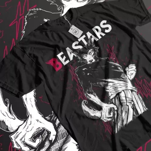 Beastars Legoshi Beastars T-Shirt Girl Anime Japanaise Style Gift Shirt All Size