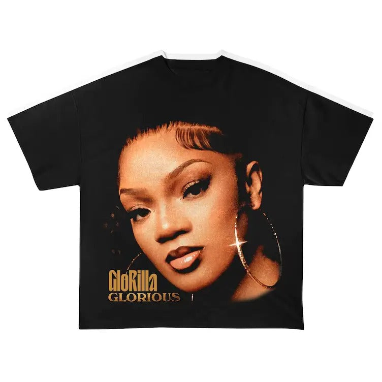 Big Face Glorillaa Vintage Style 90's T-shirt - Retro Graphic Tee