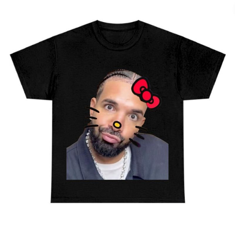 Big Face Kittyy Drakee Tee, Fans Shirt Classic Cotton Tshirt