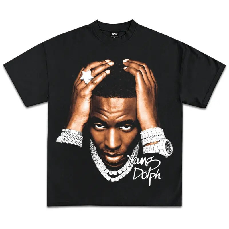 Big Face Y Dolphh Jumbo Graphic T-Shirt