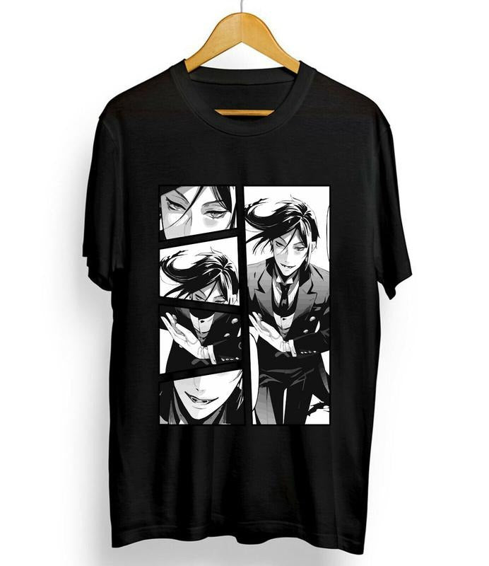 Black Butler T-Shirt S-4XL Sebastian,Kuroshitsuji,Toboso Yana, japanese, Anime shirt