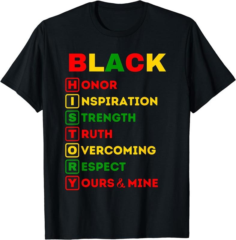 Black History Month African American Pride Celebration T-Shirt | Unisex cotton tee Gifts, Crewneck