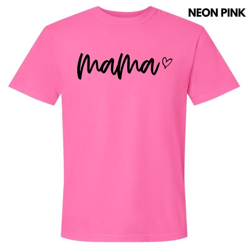 Black Simple Mama Comfort Colors T-Shirt