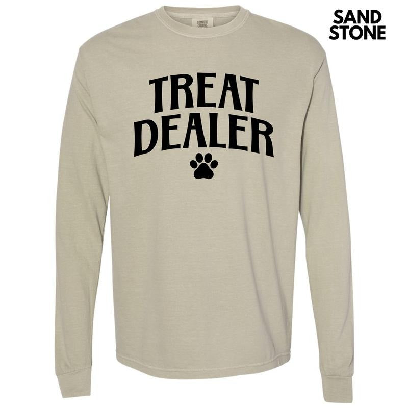 Black Treat Dealer Long Sleeve Comfort Colors T-Shirt 'NLB'