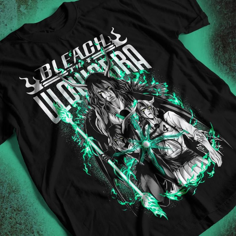 Bleach Anime T-Shirt & Sweatshirt, Ulquiorra Cifer Emptiness Graphic Tee, Anime Manga Lover Gifts Ball Cotton