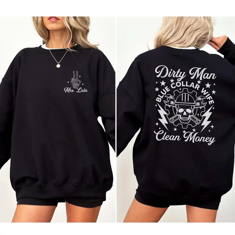 Blue Collar Wives Club Shirt Blue Collar Shirt Blue Collar Wife Sweatshirt Funny Blue Collar Shirt Funny Wife Gifts Mothers Day Giftstyle{n002}2