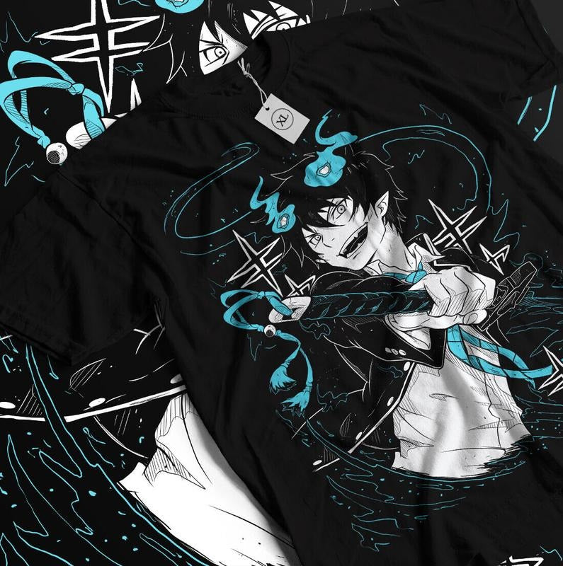 Blue Exorcist T-Shirt S-4XL Kawaii Funny Anime Manga Graphic Art Gift Shirt Tshirt S-4XL