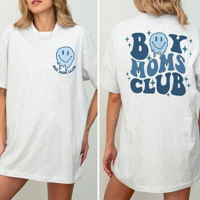 Boy Moms Club Shirt, Boy Mommy Shirt, Funny Mother Shirt, New Mama Gift, Mom Shirt, Cute Mama Shirt, Retro Moms Clubstyle{n002}2