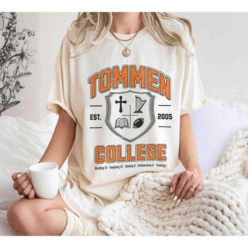 Boys of Tommen Bookish T-shirt, Tommen College shirt, Kavanagh 13 Tee, Gift For Book Lover, Booktok merch, Clean Lines