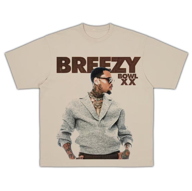 Breezy Bowl XX Tour Tshirt Graphicc Tee Crewneck Unisex Top Streetwear Fan Gift