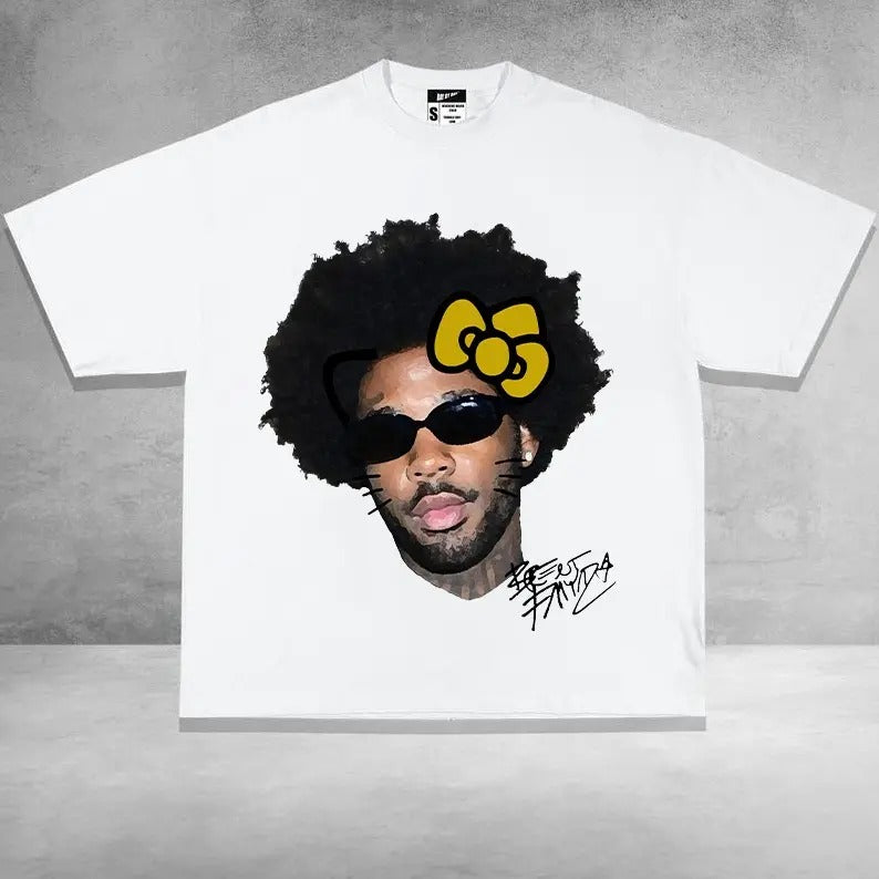 Brenttttt Faiyazzzzzzz Graphic Tee - Style Rap Hip Hop Y2k Fashion Shirt - Show Your Love - Classic Cotton Material