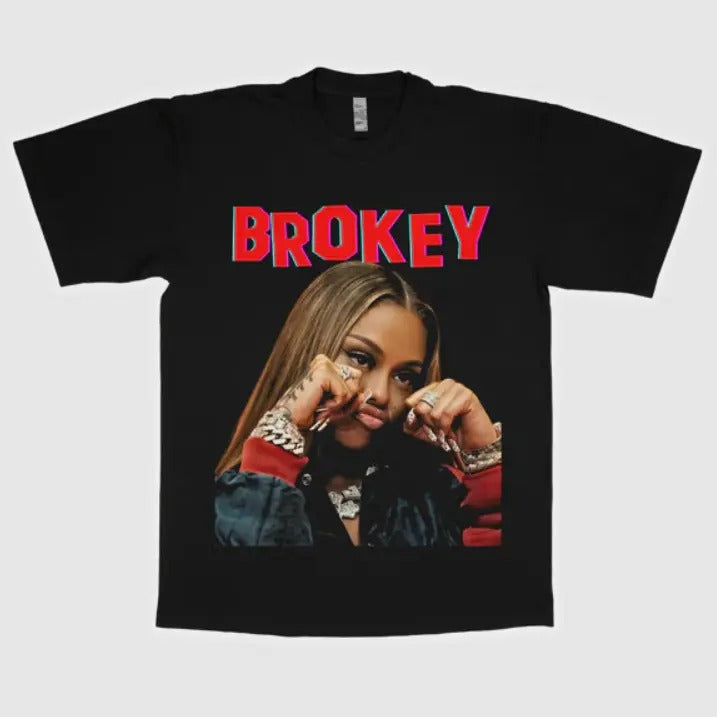 Brokeyyy Cute Shirt, Big L Cute Fans Tee Classic Cotton Fabric Medium