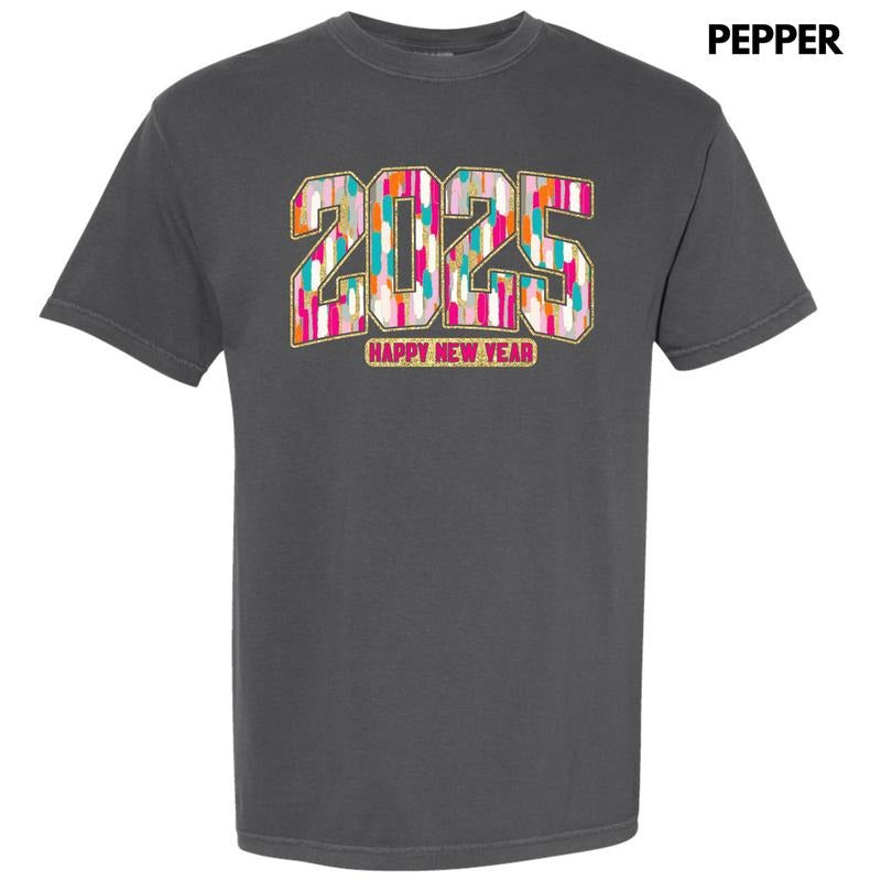 Brushstroke 2025 New Year Comfort Colors T-Shirt 'NLB'