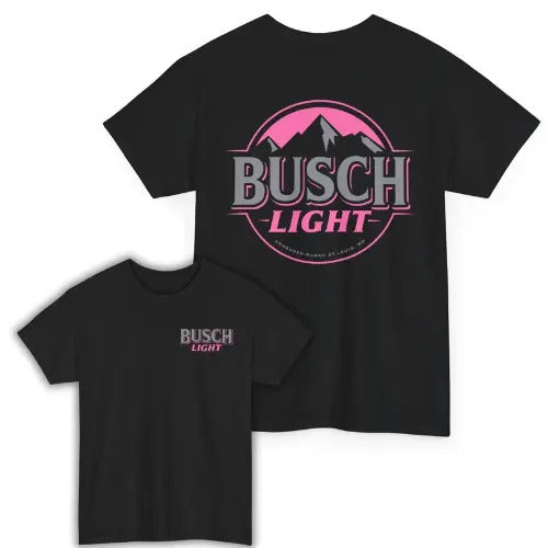 Busch Light Party Pink Cute Popular Trending Both Sides Printed Unisex T-Shirt Casual Classic