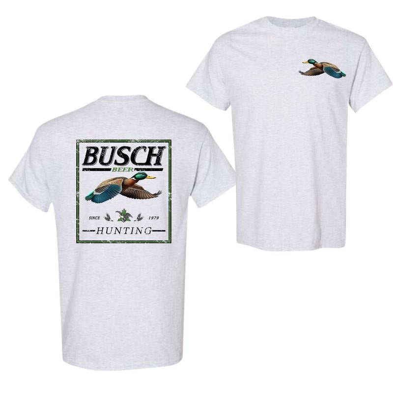 Busch Light Hunting Duck T-Shirt , For Him , For Her Classic Cotton