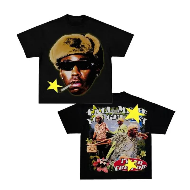 CALL ME WHEN YOU GET LOST TEE - Double Sided Prints Vintage Bootleg T-Shirt, T-Shirt For Unisex , Gift For Men Top Underwear