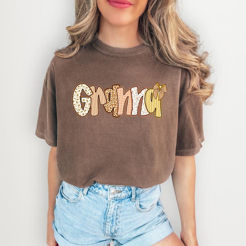 *CUSTOMIZABLE* Autumn Name Comfort Colors T-Shirt 'NLB'