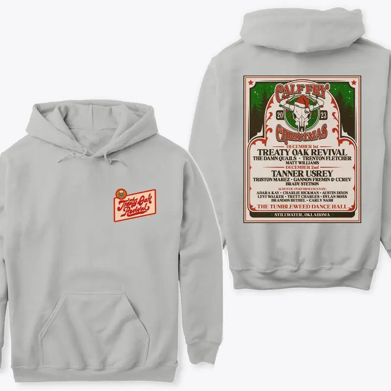 Calffry Christmas Treaty Oak Revival The Damn Quails Trention Fletcher Matt Williams Hoodie Sweatshirt Tshirt