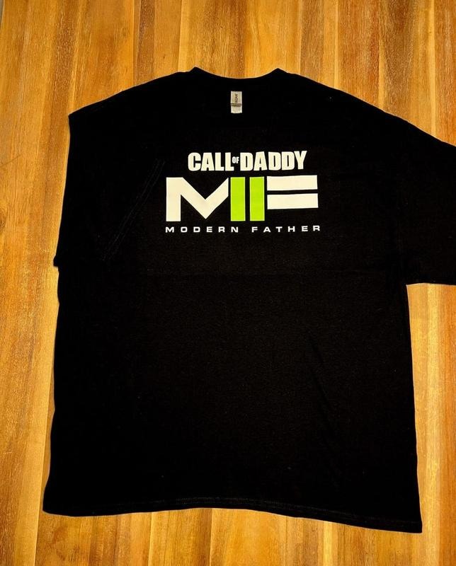 Call of Daddy Modern Father, Call Of Duty lovers Cotton Menswear Cotton Menswear Top Decoration