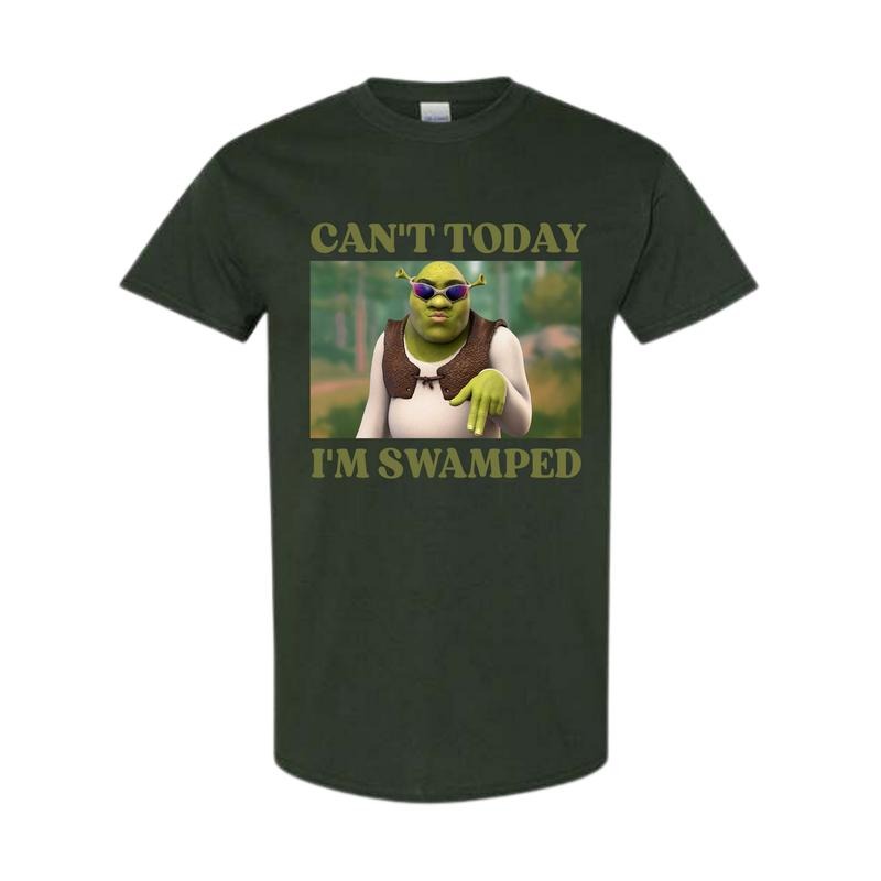 Can't Today I'm Swamped - Unisex T-Shirt, Funny Shirt Classic Cotton