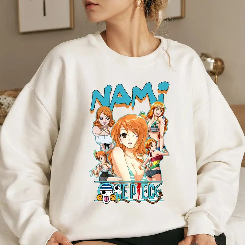 Cat Burglar Straw Hat OP Shirt Crewneck Hoodie, Anime Shirt Comfort Fabric