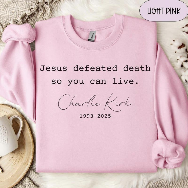 Charlie Kirk Sweater, RIP Charlie Kirk Shirt, Charlie Kirk Remembrance Sweatshirt