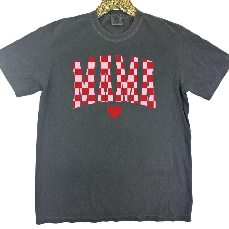 Checkered Mama Comfort Colors T-Shirt