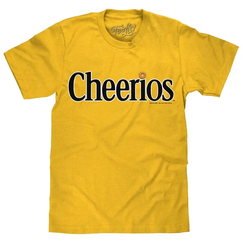 Cheerios Logo T-Shirt - Yellow graphic tee
