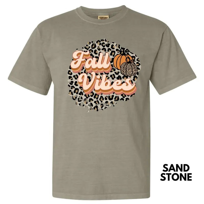 Cheetah Fall Vibes Comfort Colors T-Shirt 'NLB'