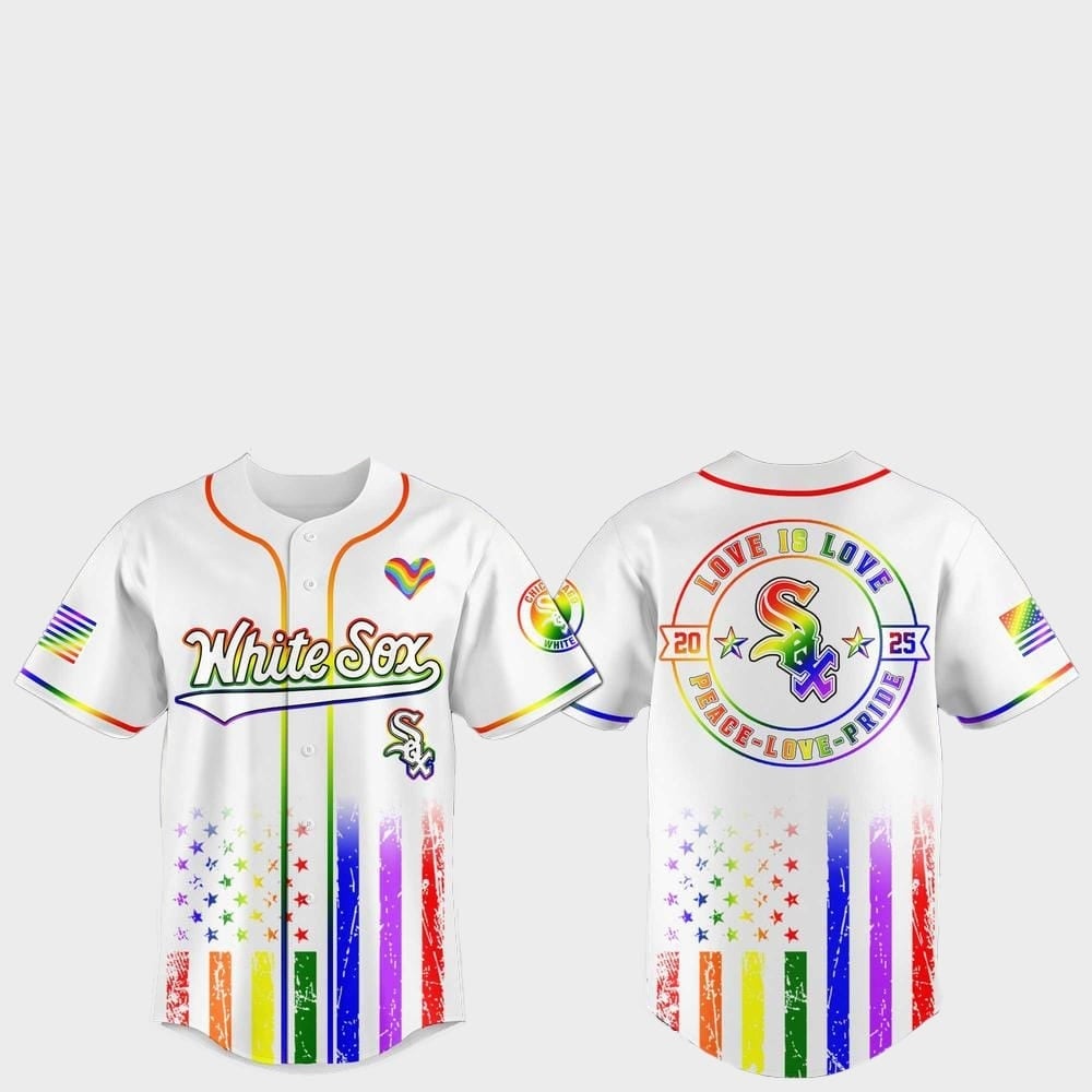 Chicago White Sox Pride Month Love Is Love 2025 Jersey - Grishko.com